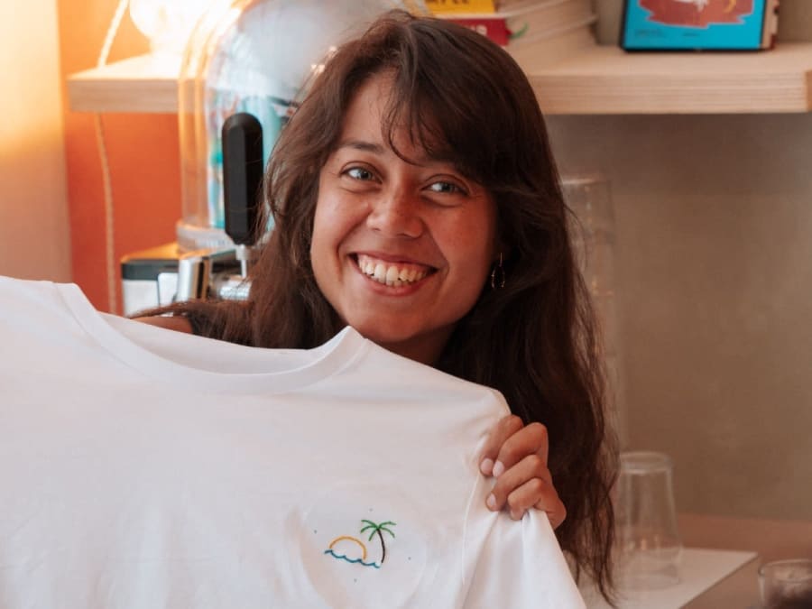 Stick-Workshop auf T-Shirts im 11. Arrondissement von Paris