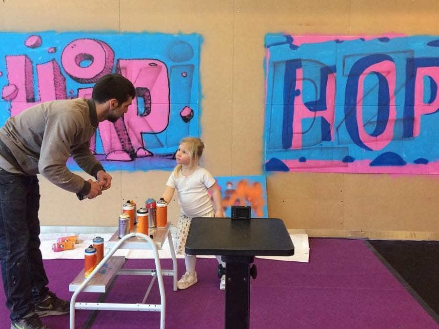 Anniversaire Atelier d'initiation au graffiti à Paris 11ème