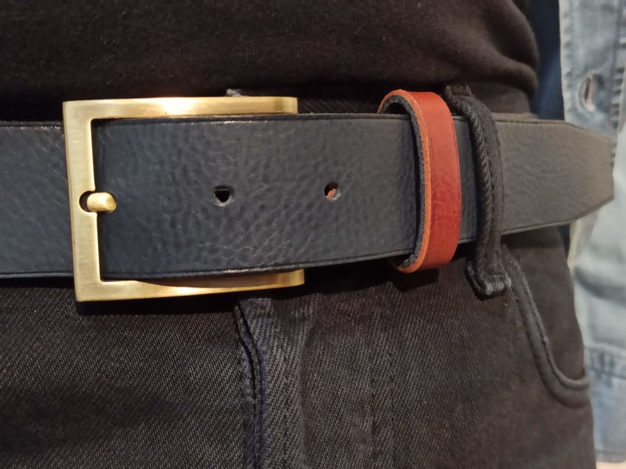 Taller de marroquinería Cinturón de cuero reversible Marseille 1