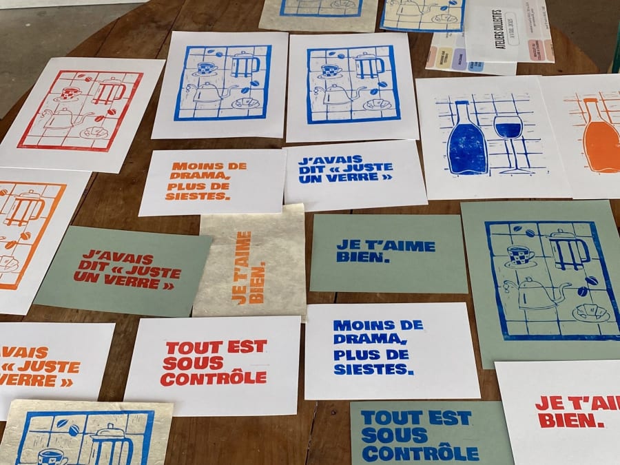 Atelier Linogravure à Paris 11ème