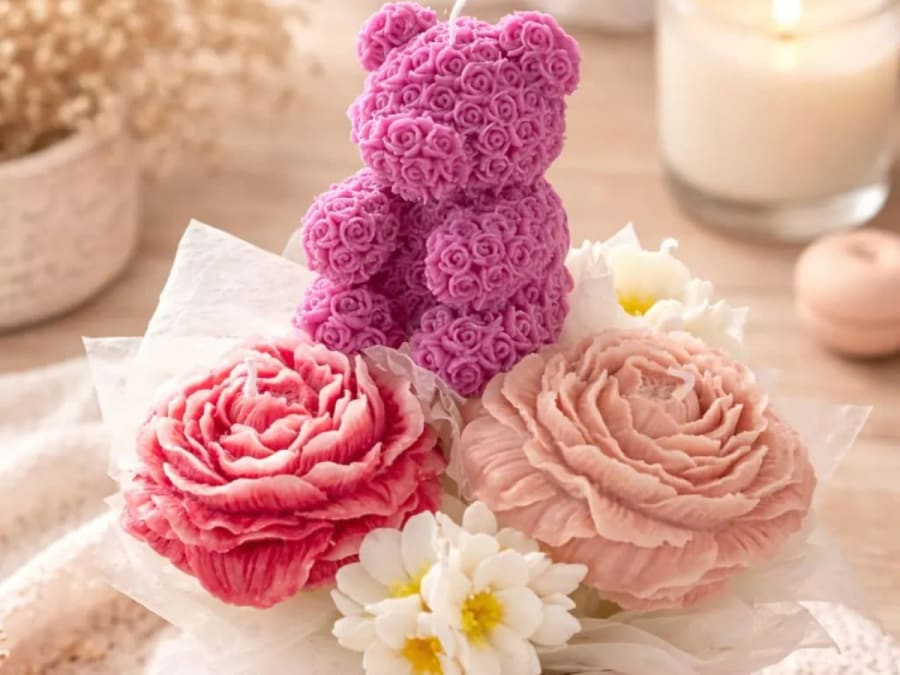 Taller de velas para ramos de flores en Lagny-sur-Marne (77)