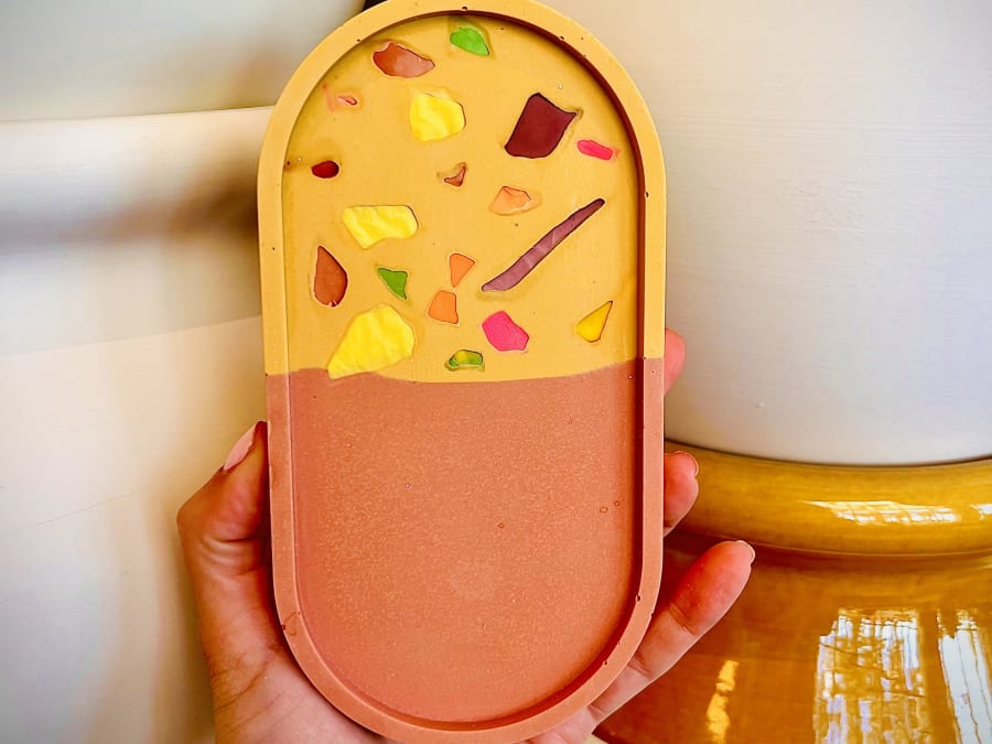 Taller de creación de objetos Jesmonite en Cannes (06)