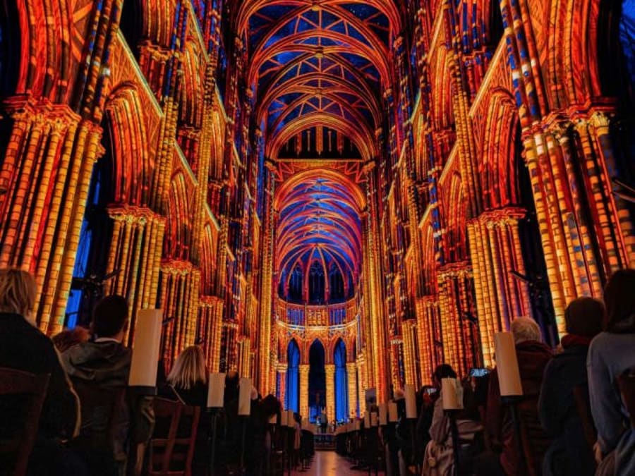 Luminiscence, a 360° immersive show in Rennes