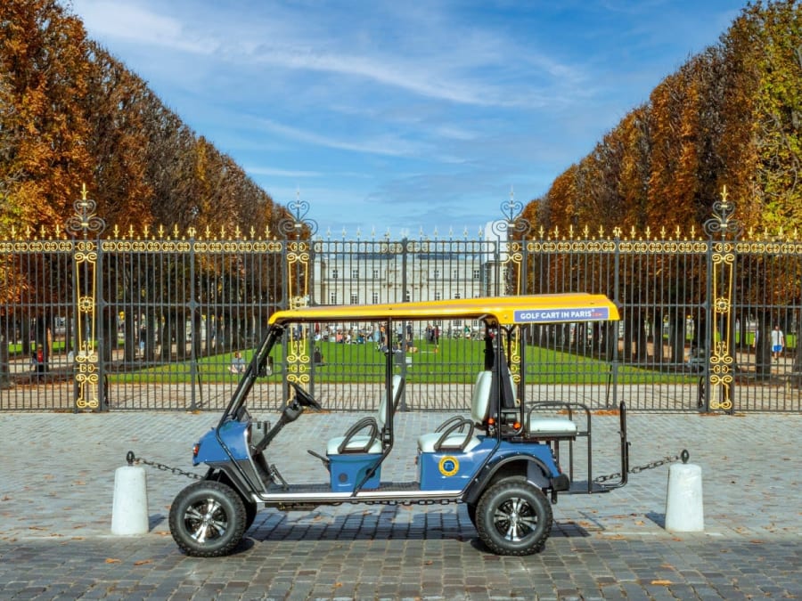 Tour of Paris in an electric Golf Cart