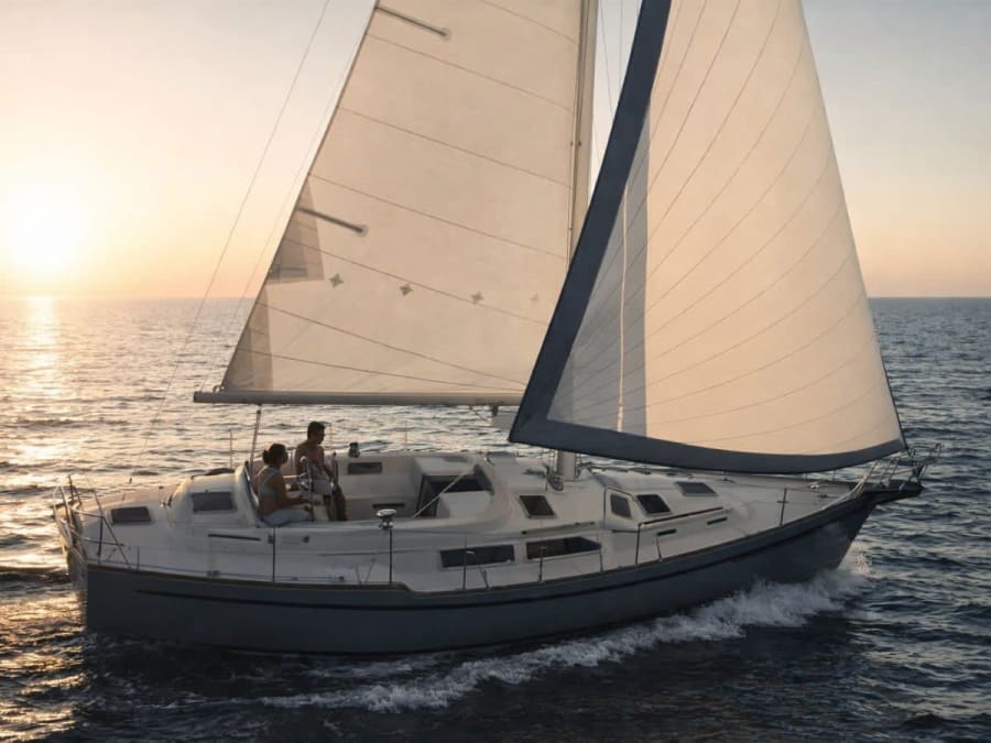 Journée en voilier avec skipper au départ de Sant Antoni (Ibiza)