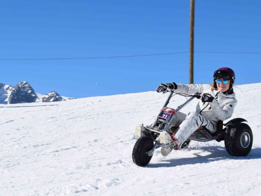 Balade Encadrée En Mountain'kart Sur Neige À Val-Cenis (73)