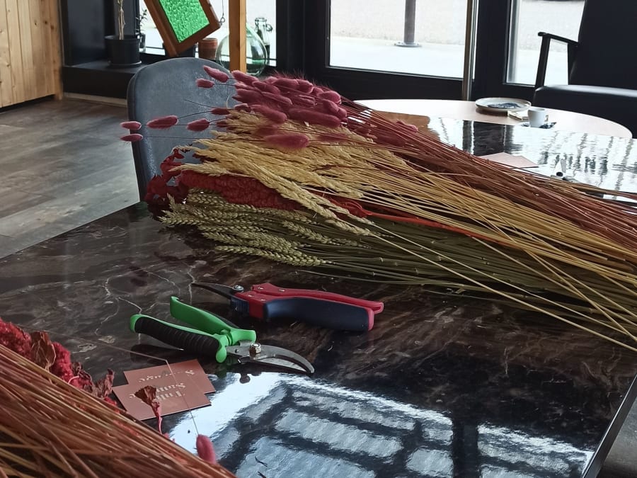Atelier bouquet en fleurs séchées à Strasbourg (67)