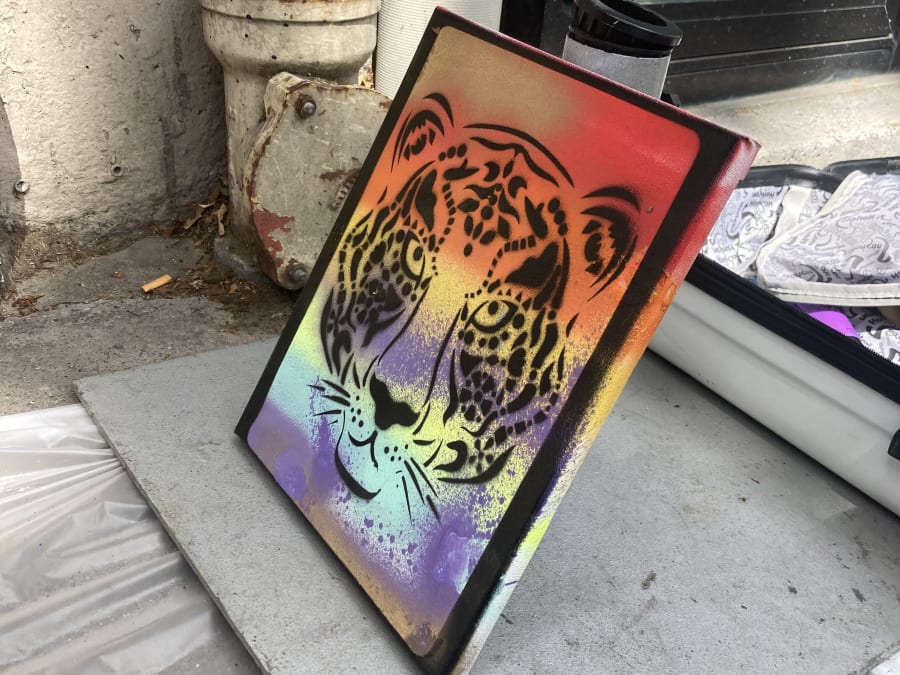 Anniversaire peinture sur toile 8-13 ans à domicile IDF et Oise
