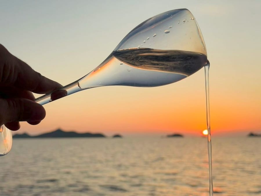Sunset catamaran cruise on the Sanguinaires islands in Ajaccio
