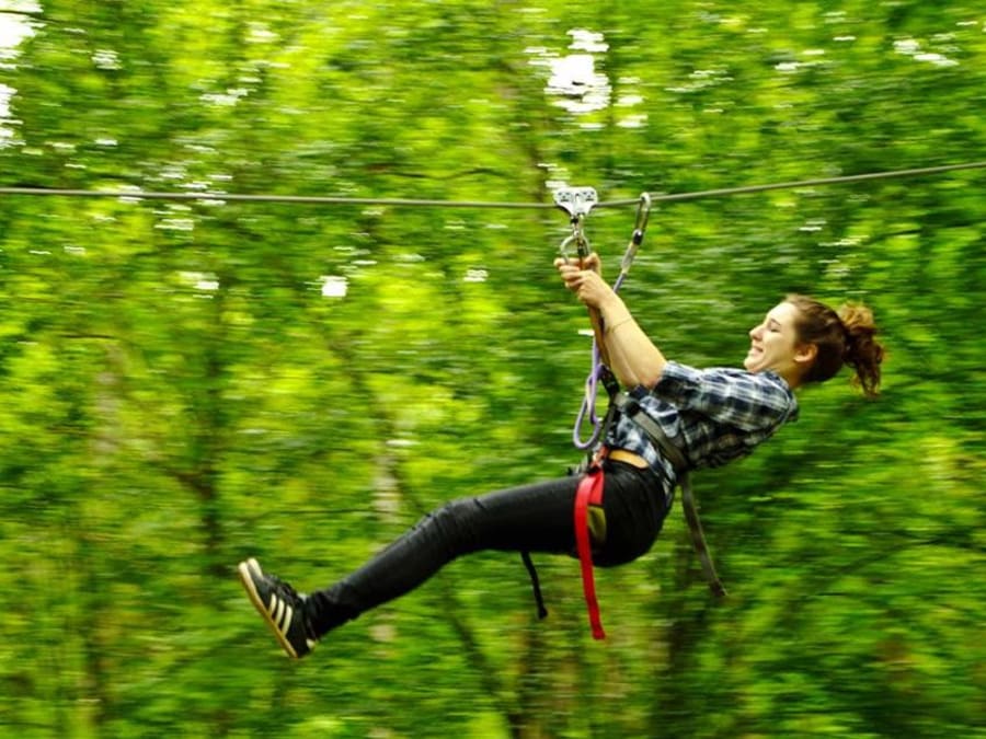 Parque arborícola de Pradines, cerca de Cahors (46)