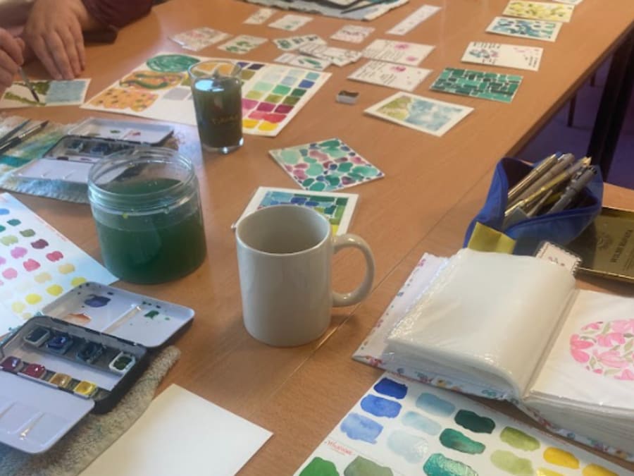 Iniciación al dibujo con acuarela en Saint-Herblain (44)