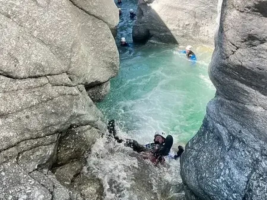 Journée canyoning intégral au canyon de l'Ecot à La Léchère (73)