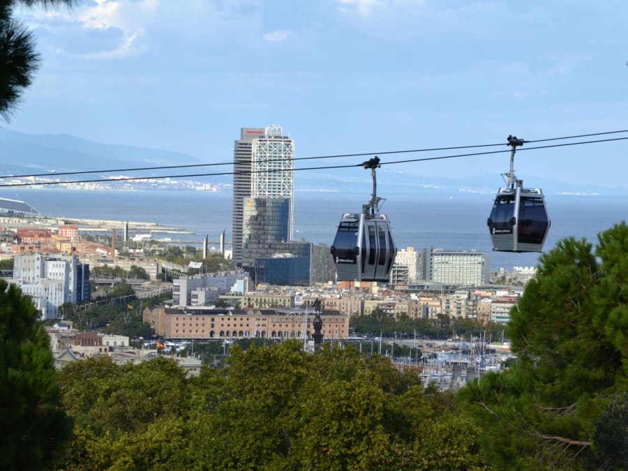 Billet aller-retour pour le téléphérique de Montjuïc à Barcelone