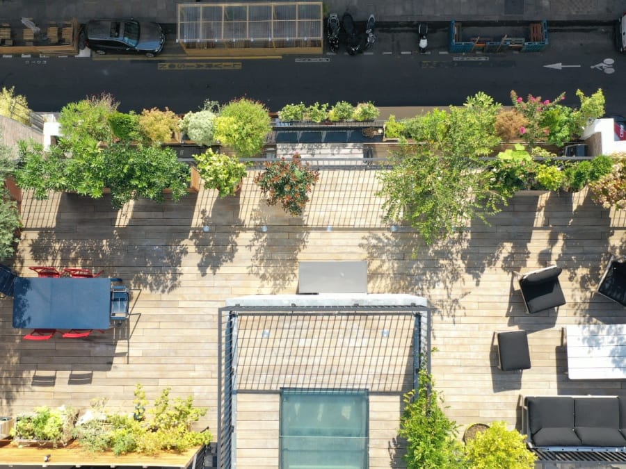 Rooftops vue Montmartre 