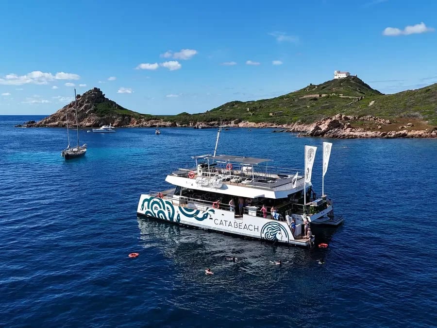 Catamaran brunch on the Îles Sanguinaires in Ajaccio
