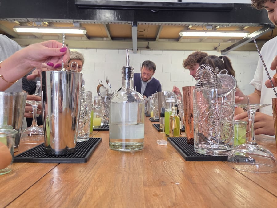 Taller de coctelería en el distrito 2 de Lyon