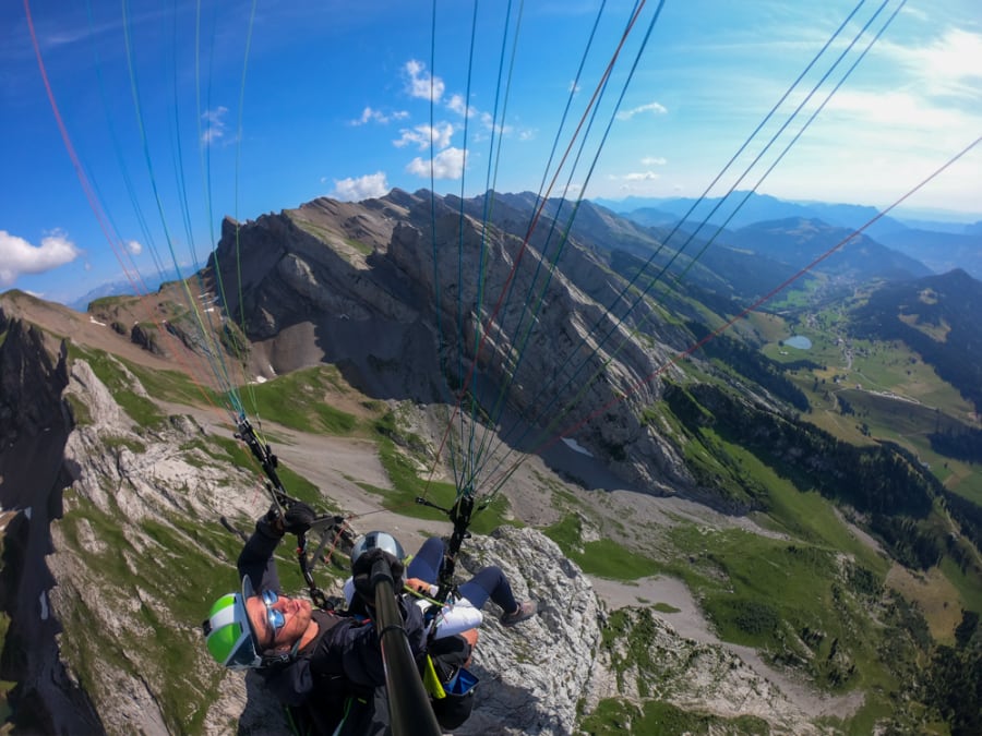 Vuelo en parapente desde La Clusaz (74)
