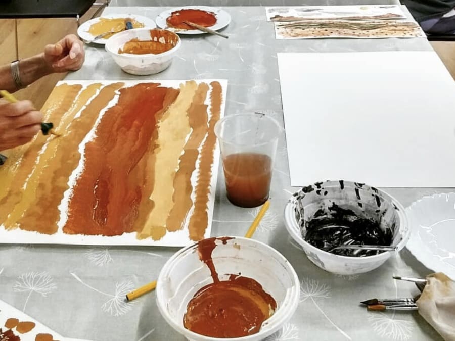 Atelier d'initiation à la peinture aborigène à Paris 12ème