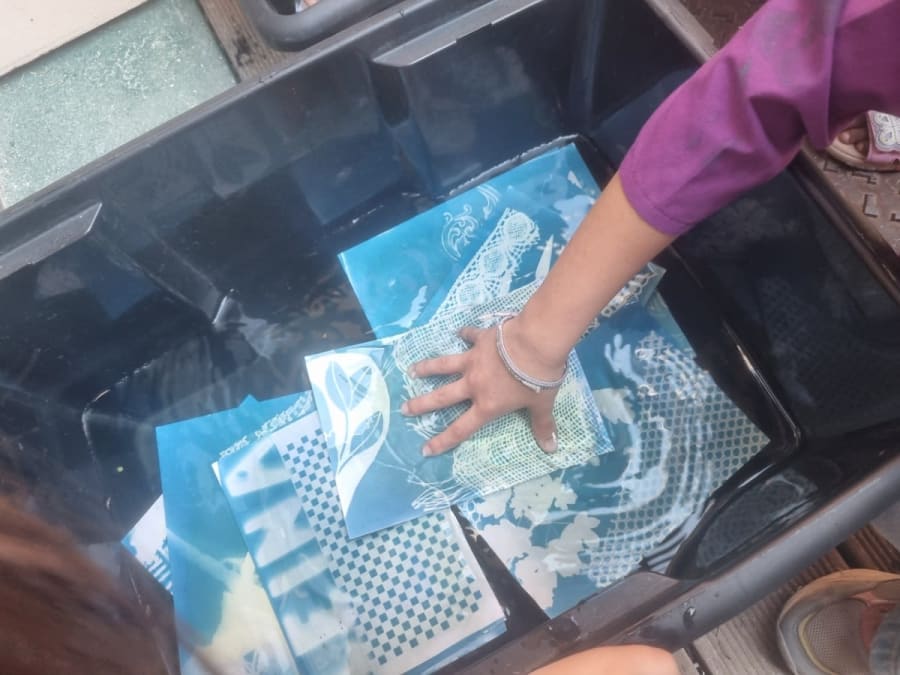 Introdução à cianotipia fotográfica em Aubervilliers (93)