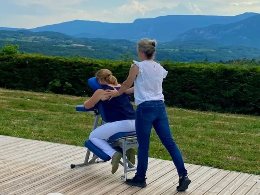 Animation Séance de Amma assis à Chanaz (73)