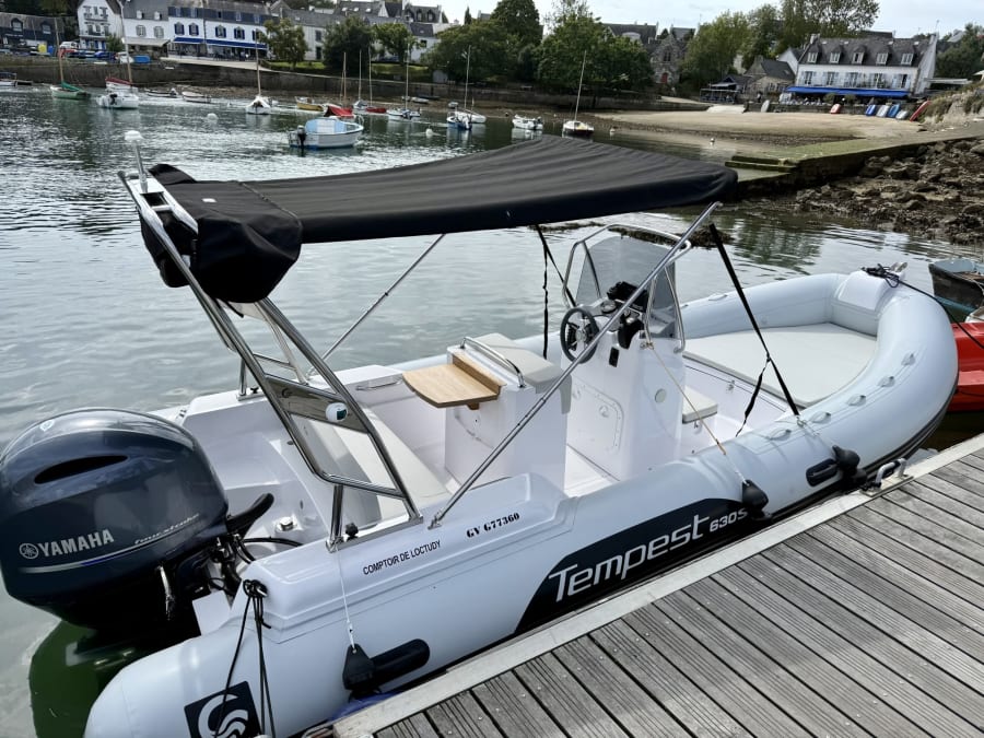 Boat rental with license for 10 people in Combrit Sainte-Marine