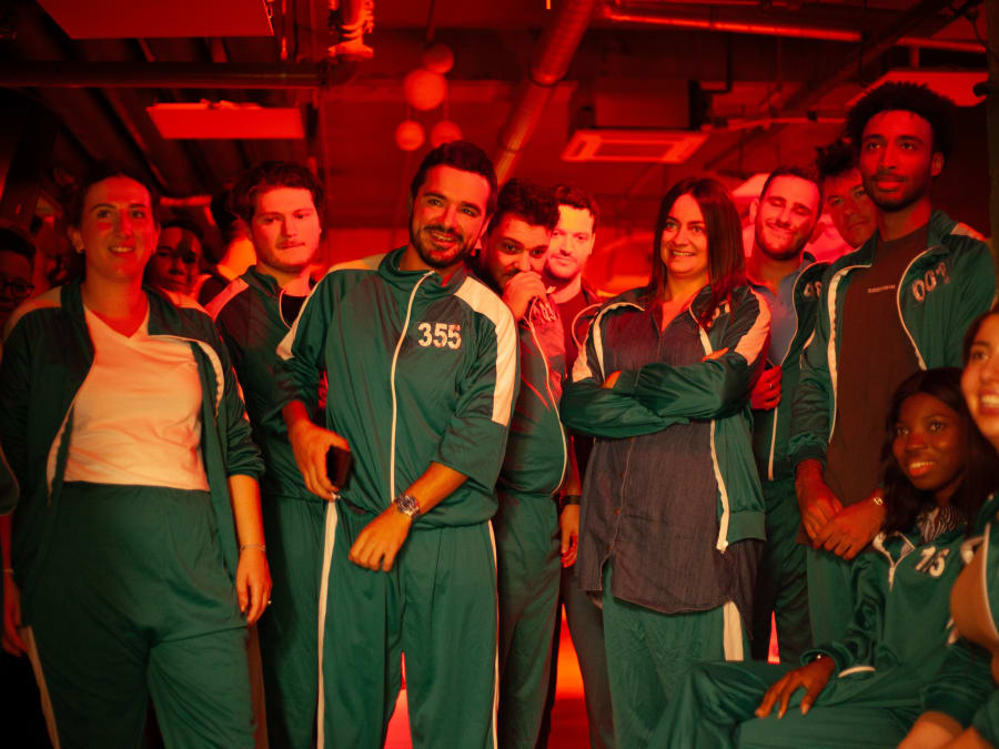 Team Building Olympiades Squid Game à Paris