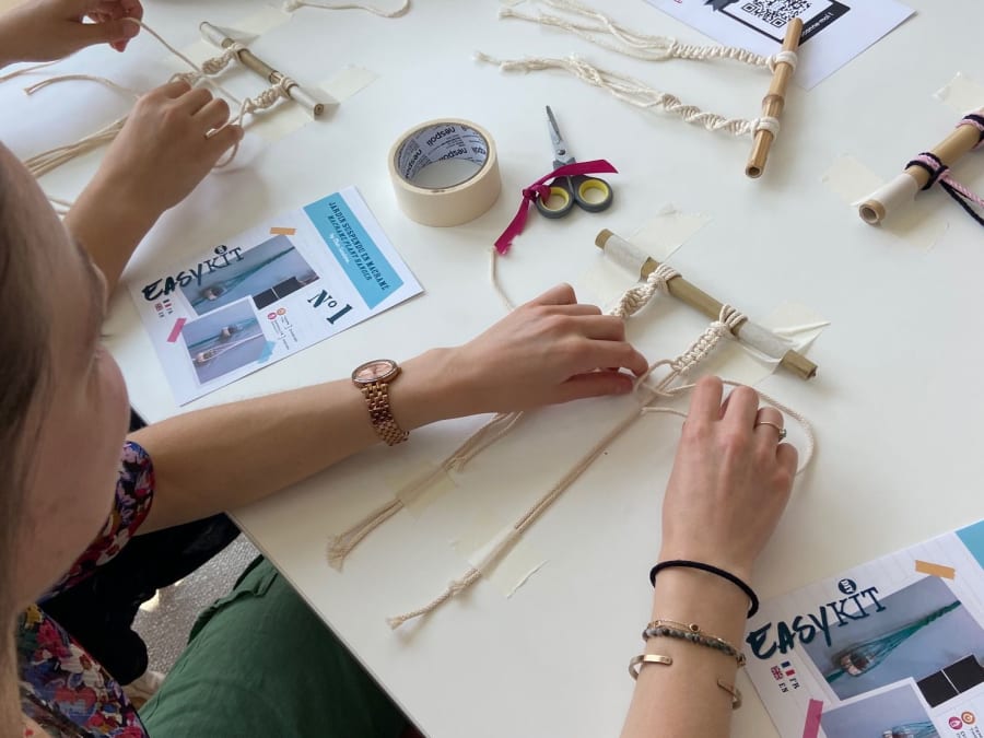 Team Building Atelier Macramé en IDF
