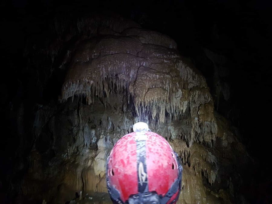 Espeleología cerca de Lans en Vercors (38)