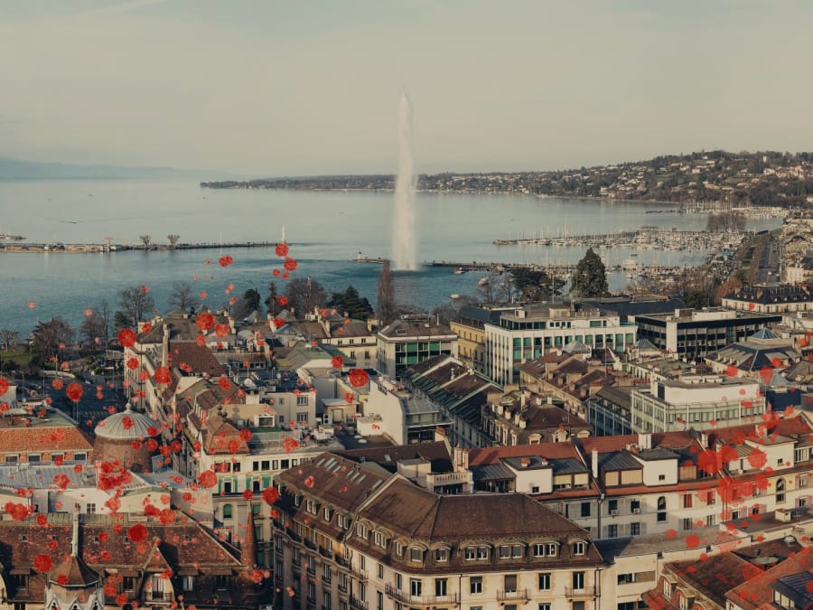 The Walking Dead" treasure hunt in Geneva