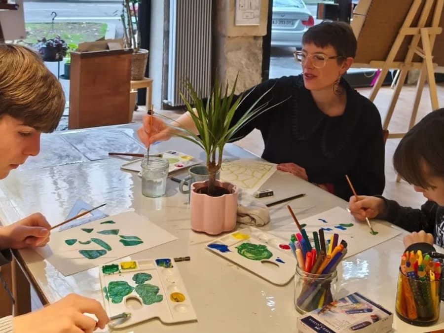 Creative workshop for families aged 6-14 in Lyon 3rd arrondissem