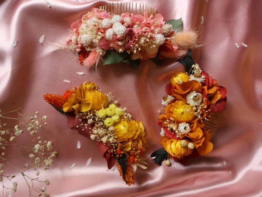 Workshop bloemenkam maken in het 2e arrondissement van Parijs