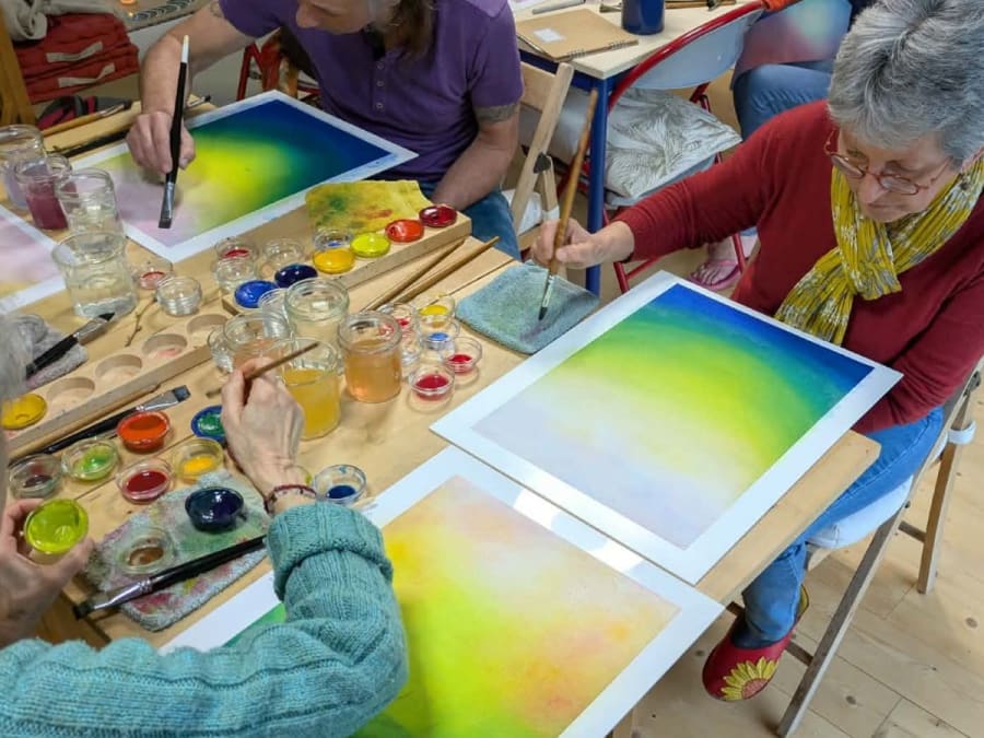 Hauschka paint workshop near Vannes (56)