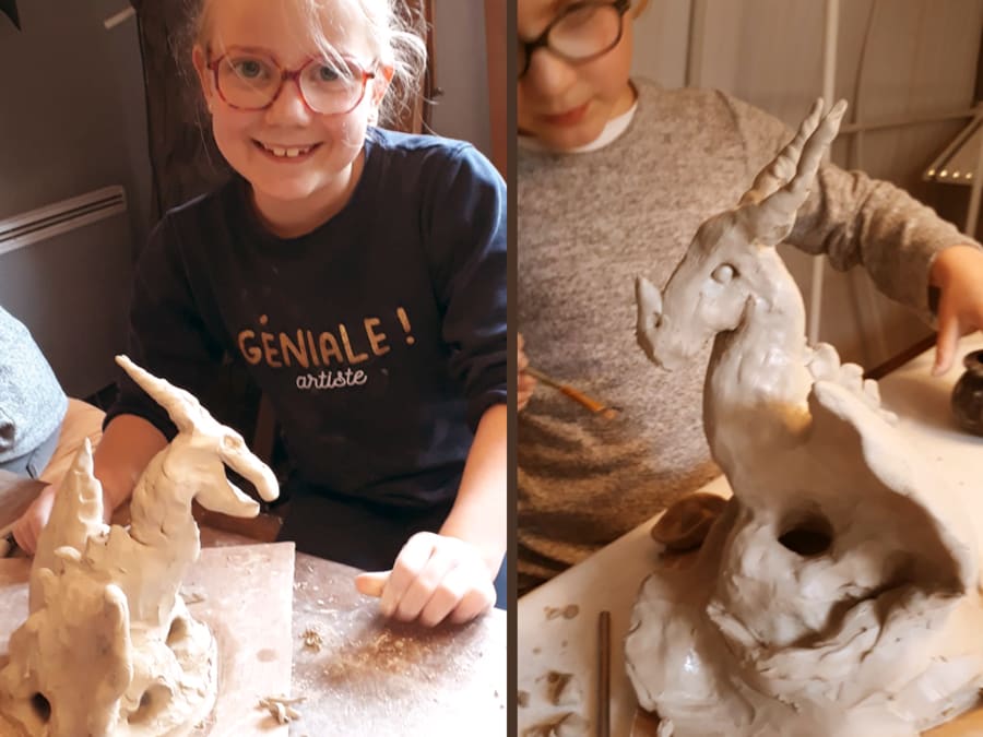 Anniversaire sculpture "Les royaumes de feu" en IDF