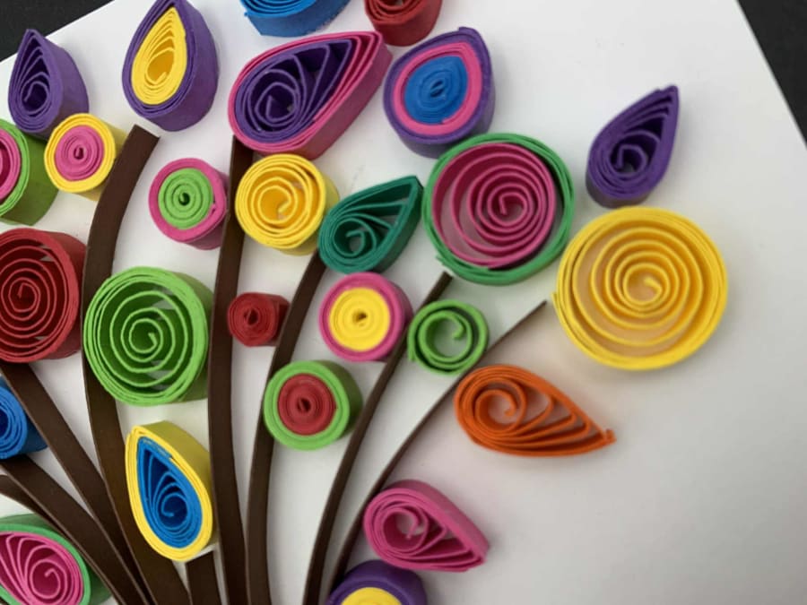 Quiling paper art workshop in Lohéac (35)