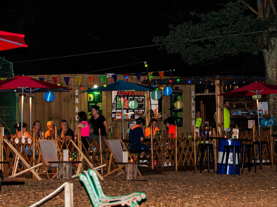 Nocturne au parc accrobranche près de Pau (64)