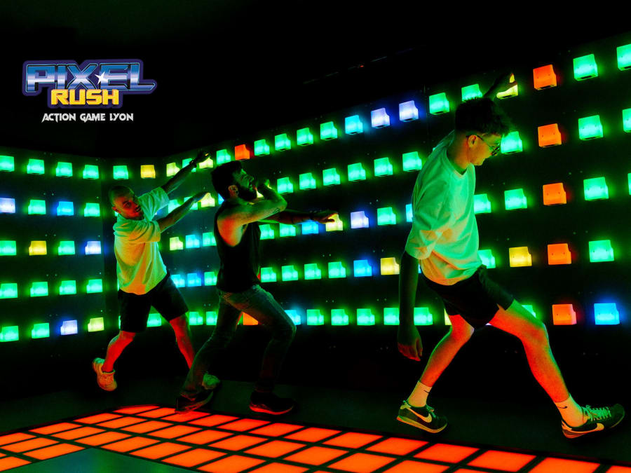 Pixel Rush, juego de acción interactivo en Lyon