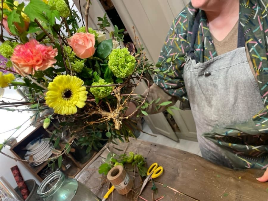 Atelier bouquet de fleurs fraîches à Paris 11ème