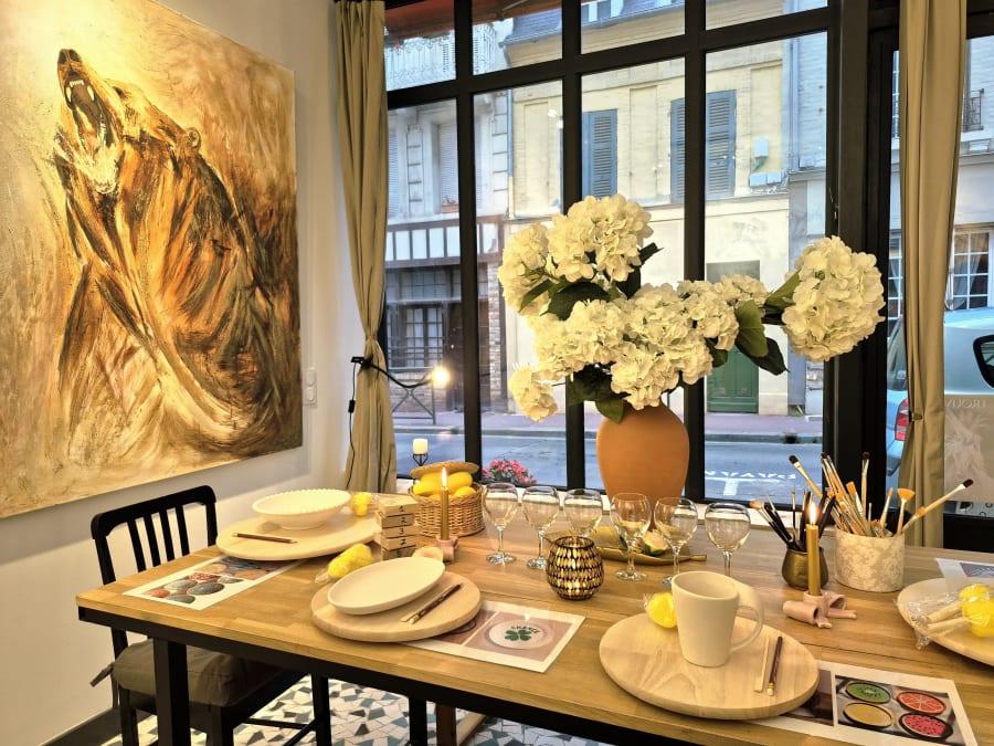 Apéro Céramique dans une Galerie d'art à Trouville-sur-Mer (14)