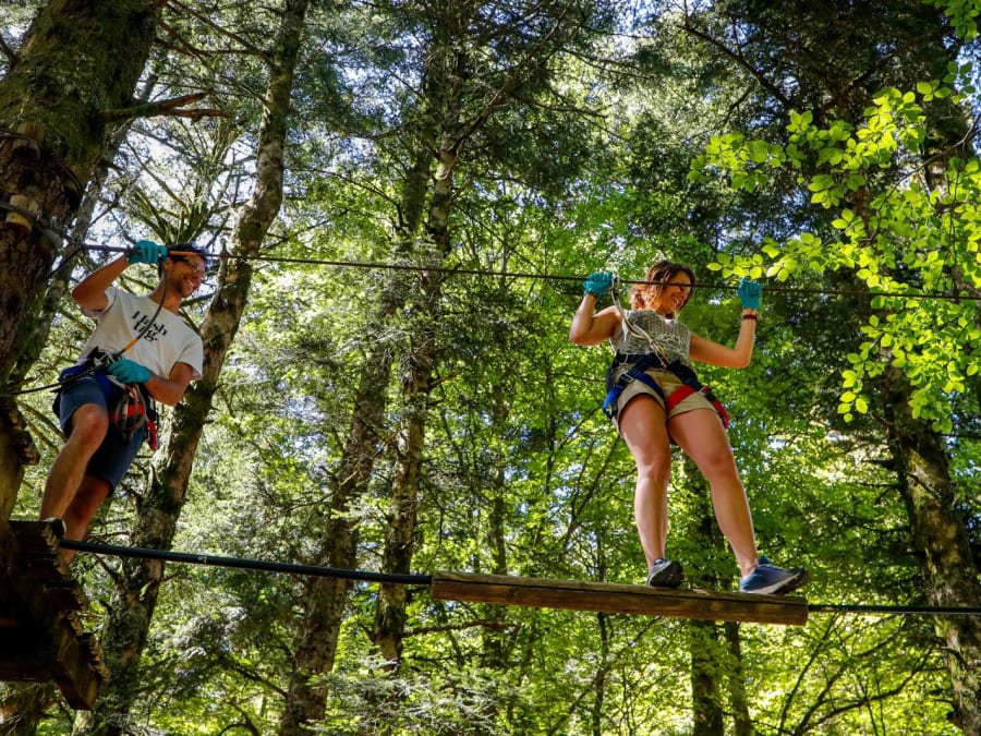 Parc Accrobranche Au Ballon D'alsace Dans Les Hautes-Vosges