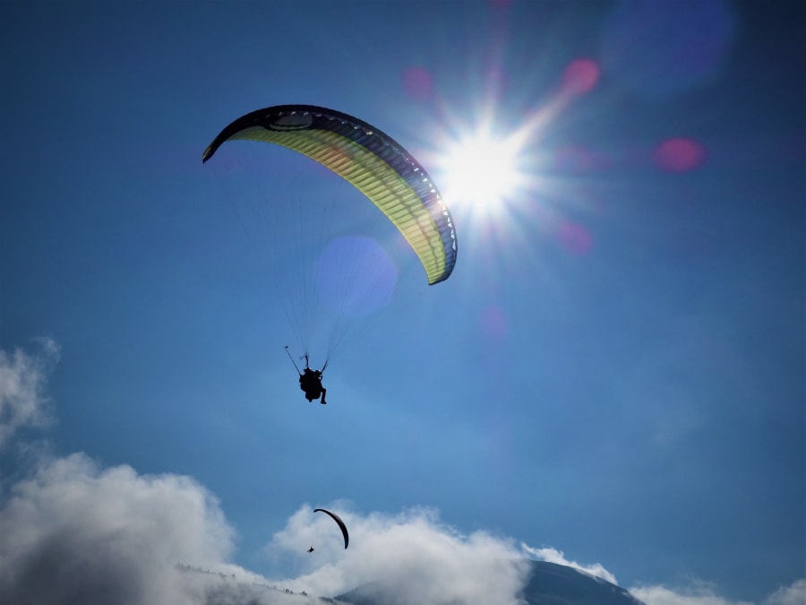 Vol d'été en Parapente à Serre Chevalier (05)