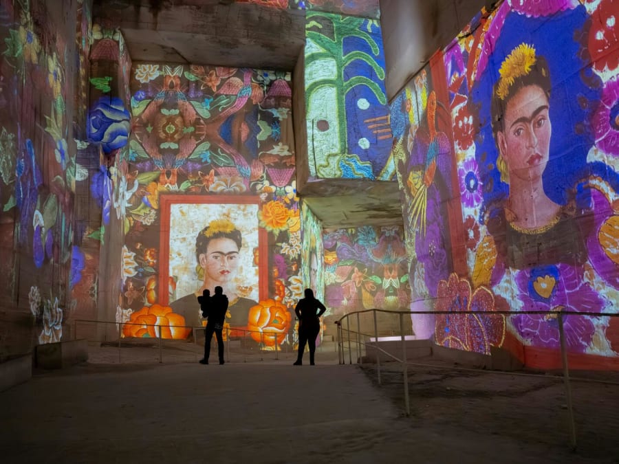 Carrières des Lumières aux Baux de Provence : exposition « Matisse & Frida Kahlo »