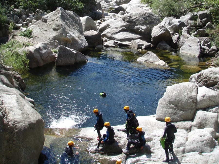 Canyoning aventure sur le Haut-Chassezac (07)