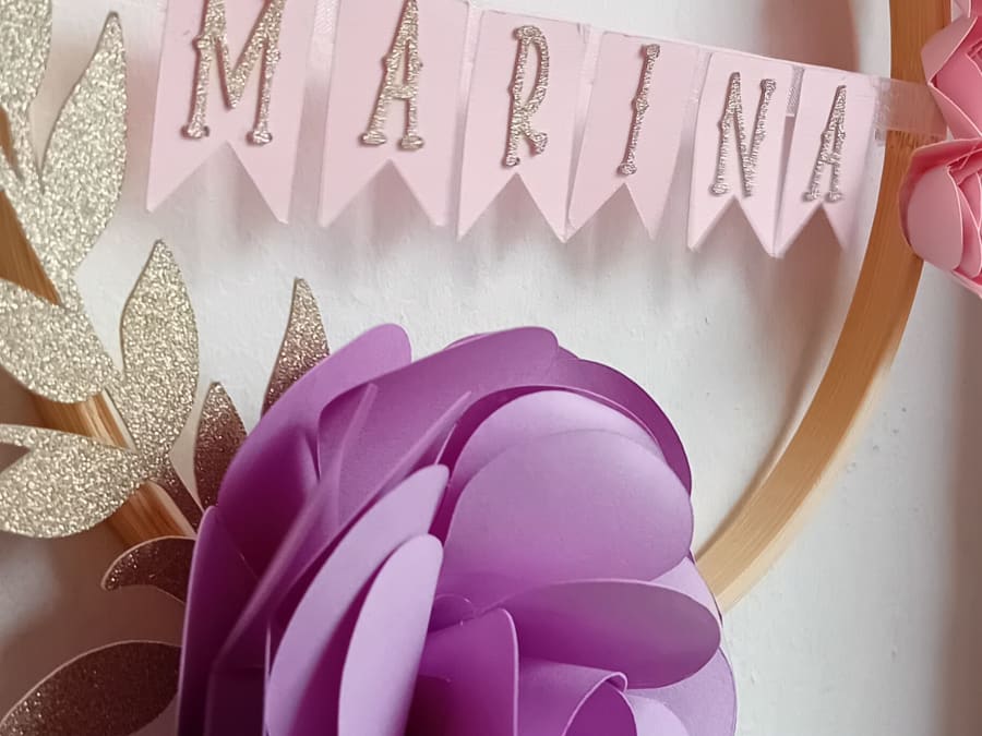 Atelier couronne de fleurs en papier à Montpellier (34)