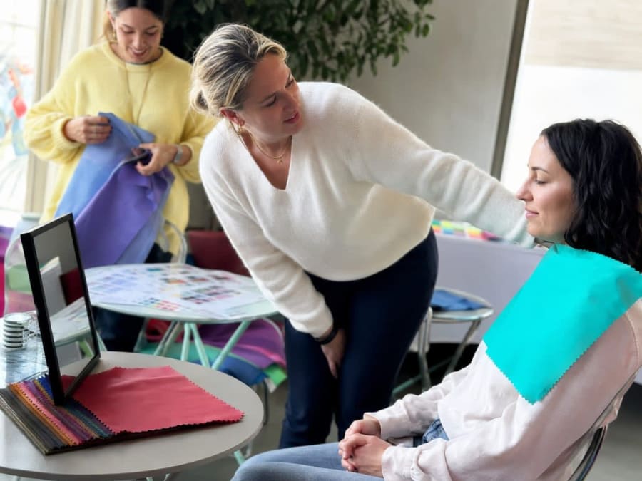 Vrijgezellenfeest: workshop kleurtheorie in Nantes (44)