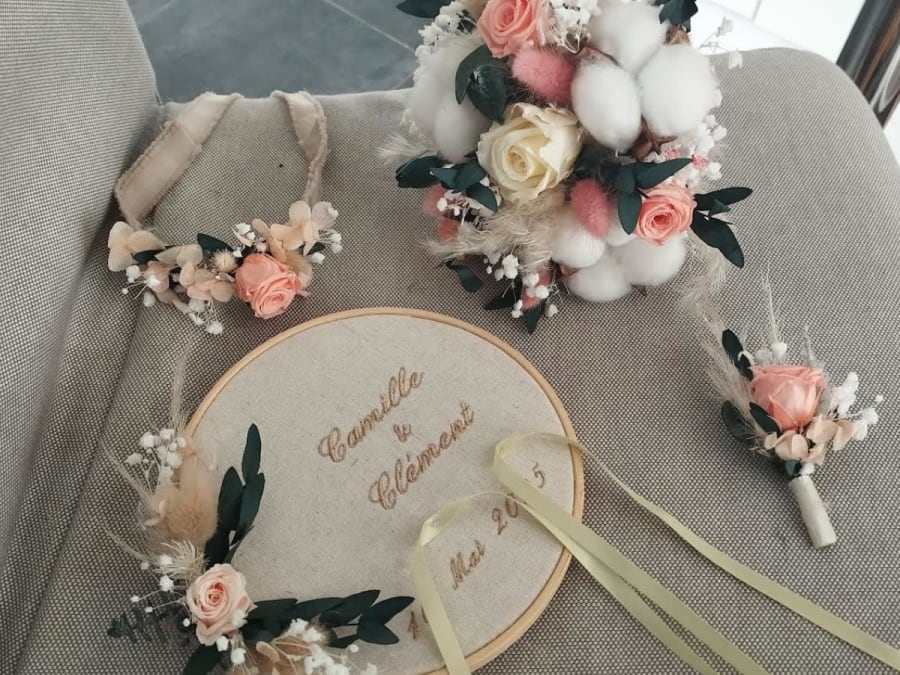 Anniversaire Fleurs séchées 6-15 ans à domicile