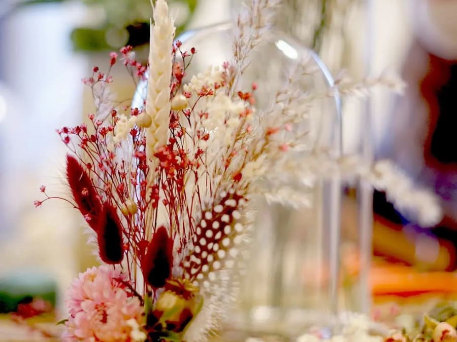 Atelier cloche de fleurs séchées à Strasbourg (67)