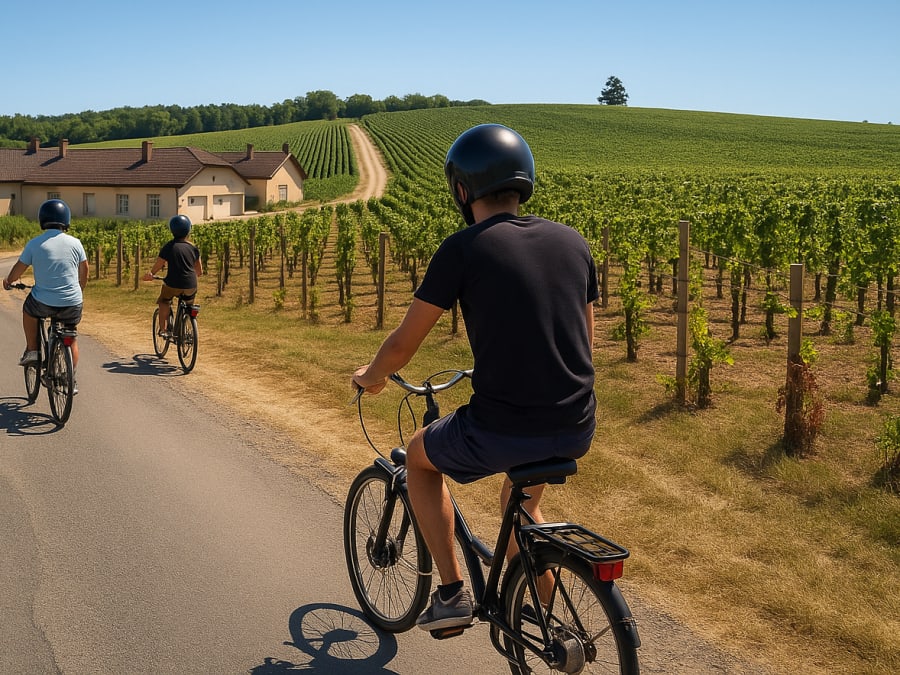 Balade à Solex en Champagne près de Reims