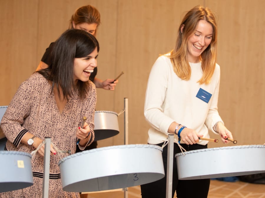 Team building percussions caribéennes