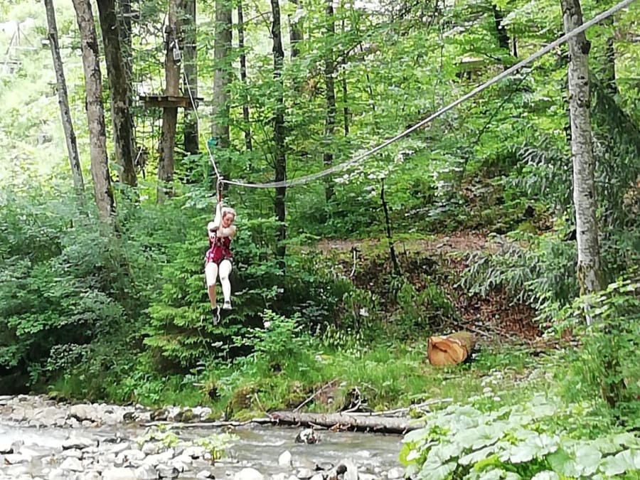 Parc aventure Accrobranche à Bellevaux (74)