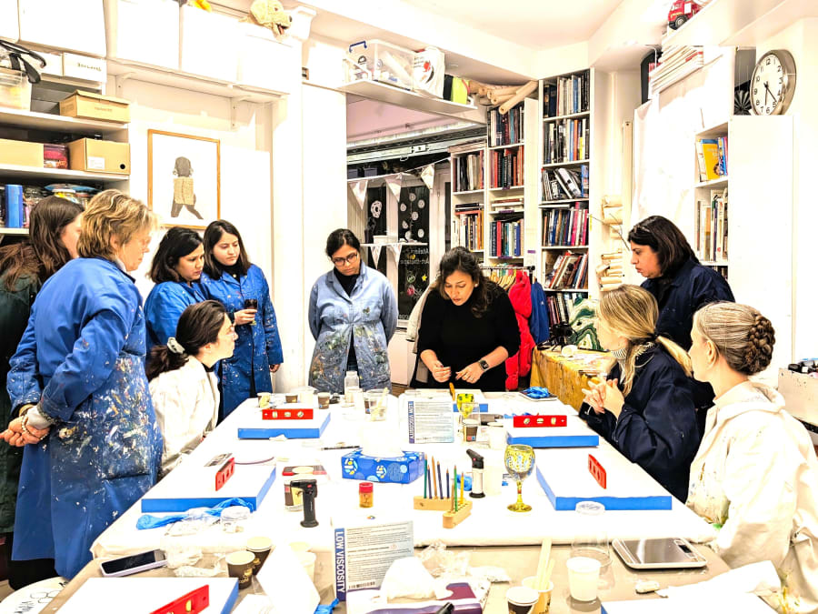 Atelier d'art sur résine Spécial Saint-Valentin à Paris 15ème 